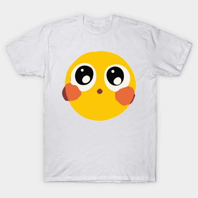 Cute Face T-Shirt by Joker & Angel